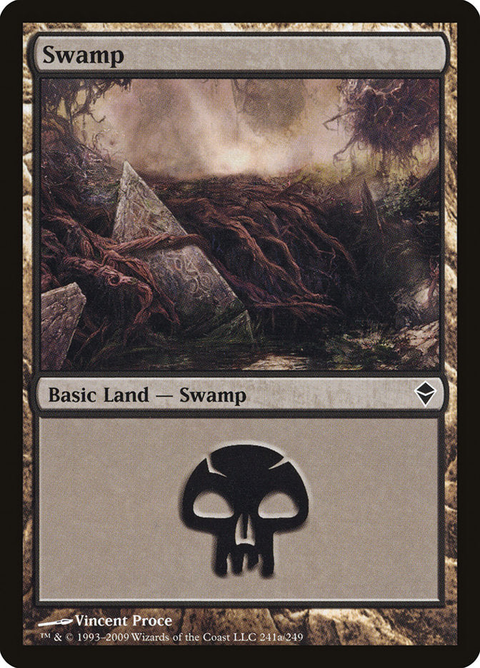 Swamp (241a) [Zendikar] - Magic: The Gathering - Card Brawlers | Quebec | Canada |