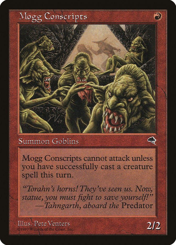 Mogg Conscripts [Tempest] - Magic: The Gathering - Card Brawlers | Quebec | Canada |