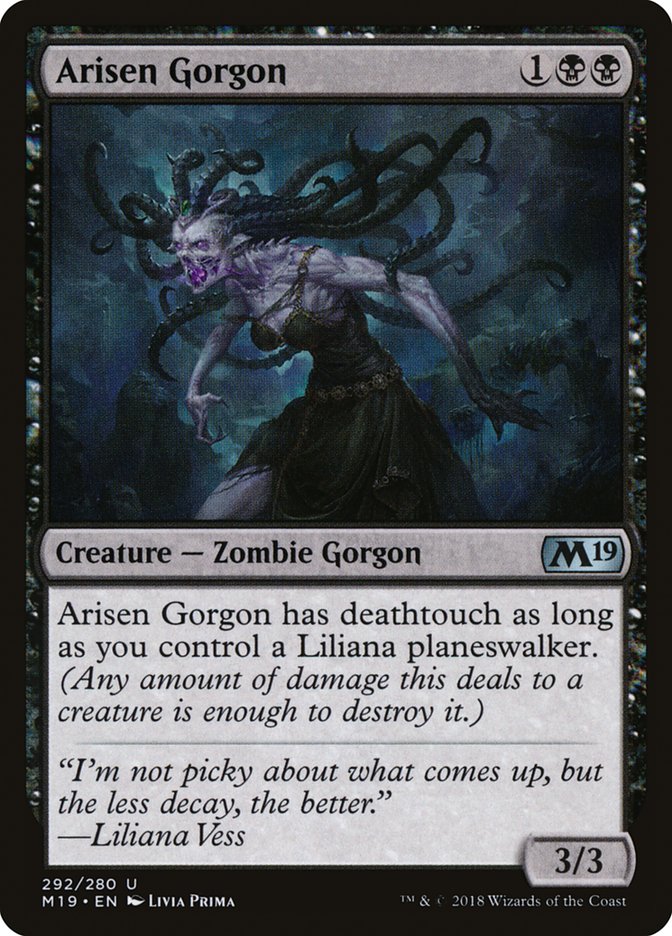 Arisen Gorgon [Core Set 2019] - Magic: The Gathering - Card Brawlers | Quebec | Canada |
