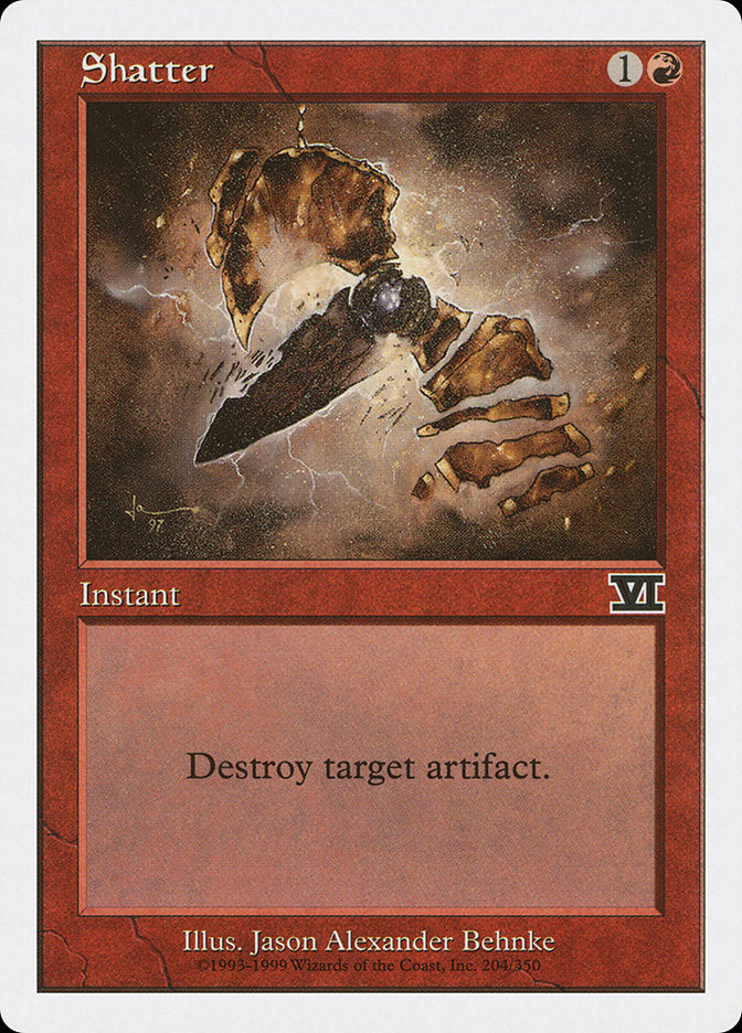 Shatter [Classic Sixth Edition] - Magic: The Gathering - Card Brawlers | Quebec | Canada |