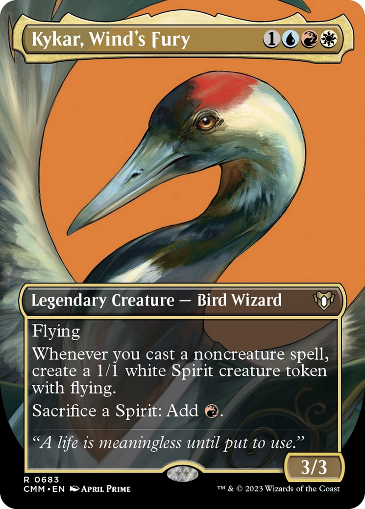 Kykar, Wind's Fury (Borderless Profile) [Commander Masters] - Magic: The Gathering - Card Brawlers | Quebec | Canada |
