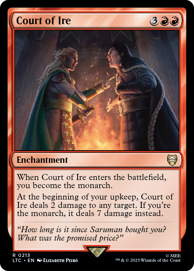 Court of Ire [The Lord of the Rings: Tales of Middle-Earth Commander] - Magic: The Gathering - Card Brawlers | Quebec | Canada |