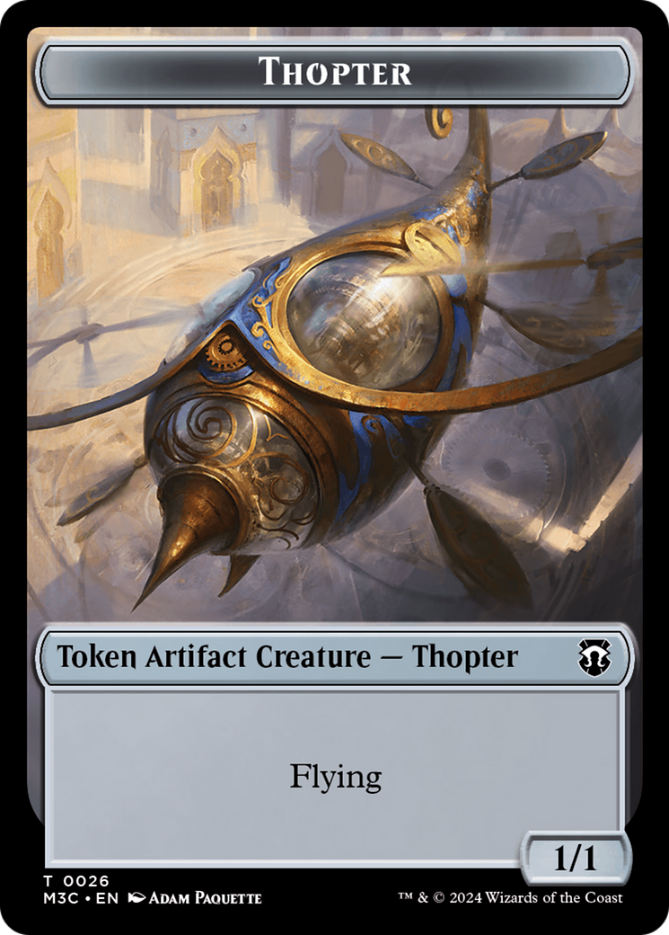 Aetherborn // Thopter Double-Sided Token [Modern Horizons 3 Commander Tokens] - Magic: The Gathering - Card Brawlers | Quebec | Canada |