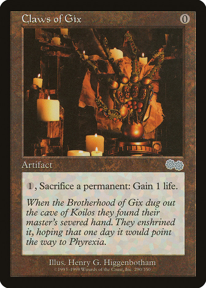 Claws of Gix [Urza's Saga] - Magic: The Gathering - Card Brawlers | Quebec | Canada |