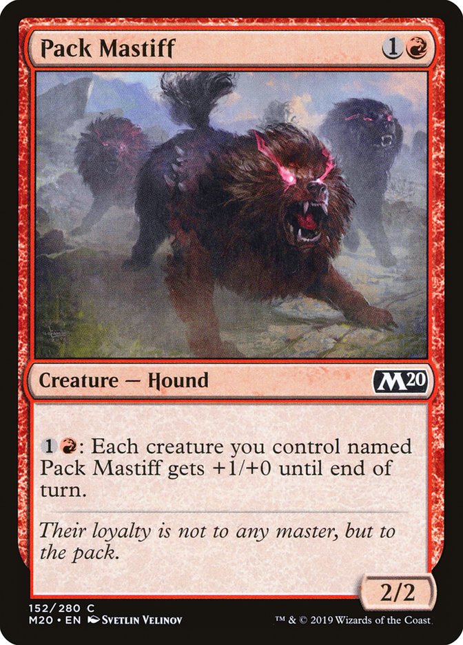 Pack Mastiff [Core Set 2020] - Magic: The Gathering - Card Brawlers | Quebec | Canada |