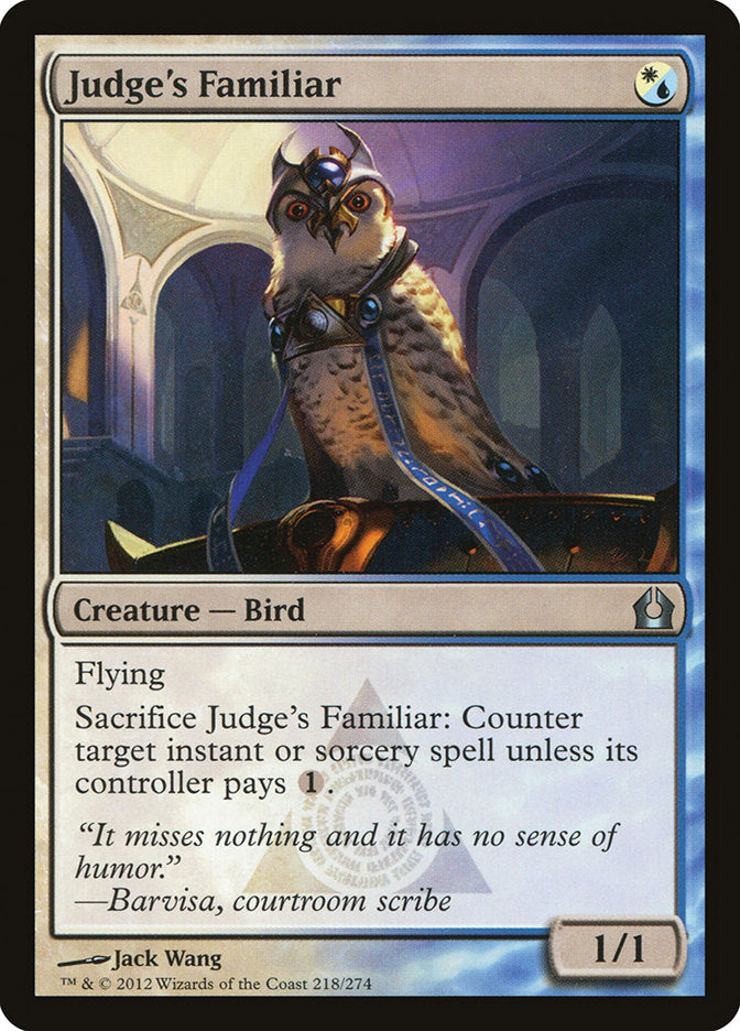Judge's Familiar [Return to Ravnica] - Magic: The Gathering - Card Brawlers | Quebec | Canada |