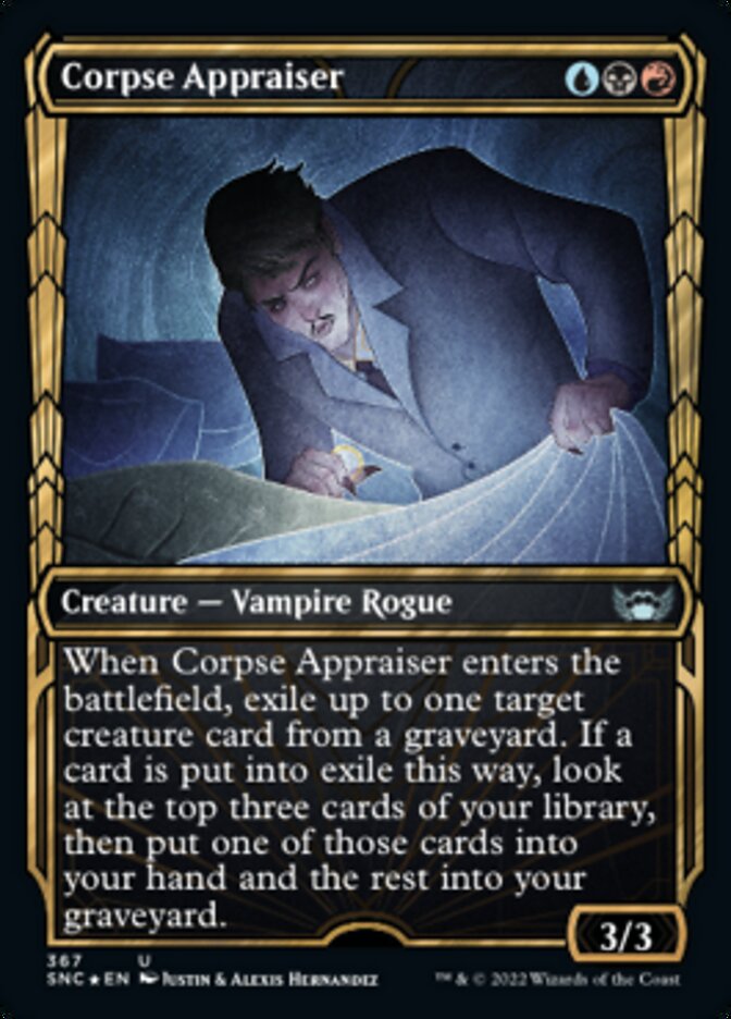 Corpse Appraiser (Showcase Golden Age Gilded Foil) [Streets of New Capenna] - Magic: The Gathering - Card Brawlers | Quebec | Canada |