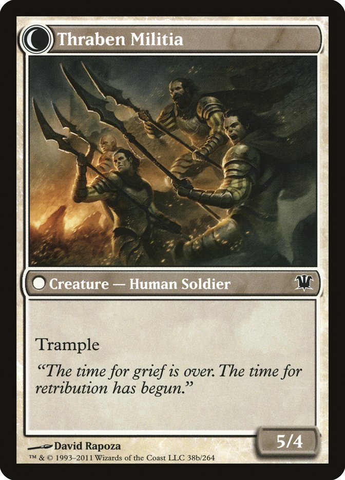 Thraben Sentry // Thraben Militia [Innistrad] - Magic: The Gathering - Card Brawlers | Quebec | Canada |
