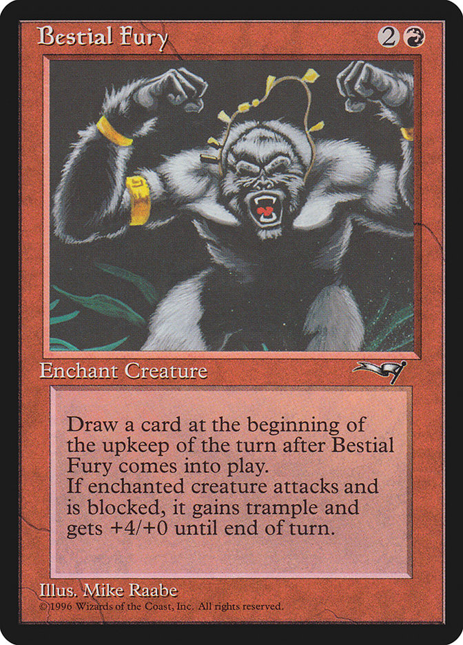 Bestial Fury (Fists Raised) [Alliances] - Magic: The Gathering - Card Brawlers | Quebec | Canada |