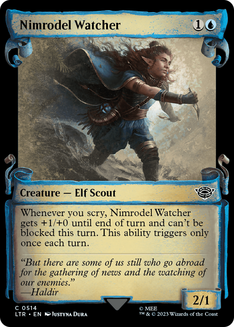 Nimrodel Watcher [The Lord of the Rings: Tales of Middle-Earth Showcase Scrolls] - Magic: The Gathering - Card Brawlers | Quebec | Canada |