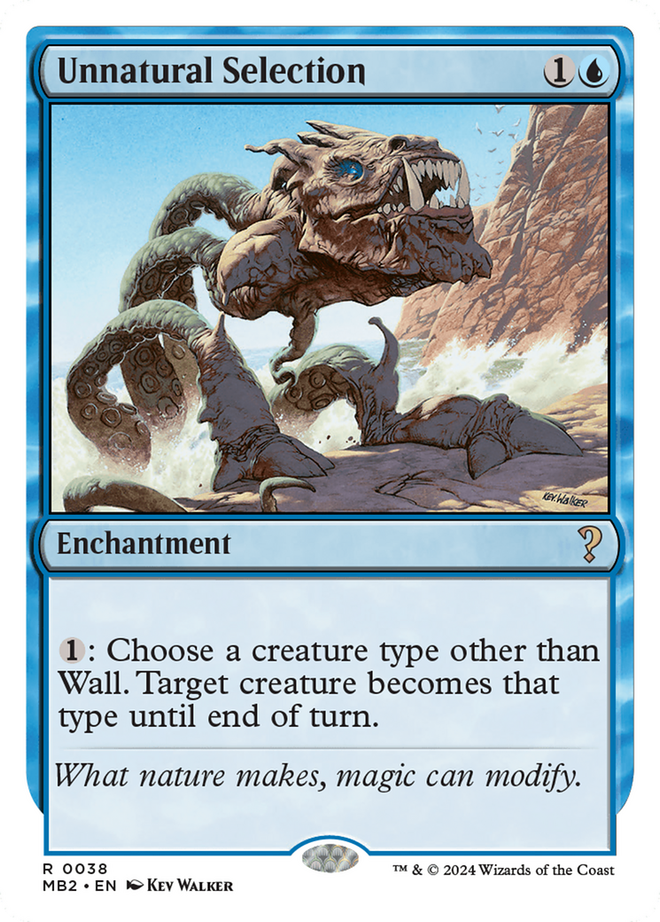 Unnatural Selection (White Border) [Mystery Booster 2] - Magic: The Gathering - Card Brawlers | Quebec | Canada |