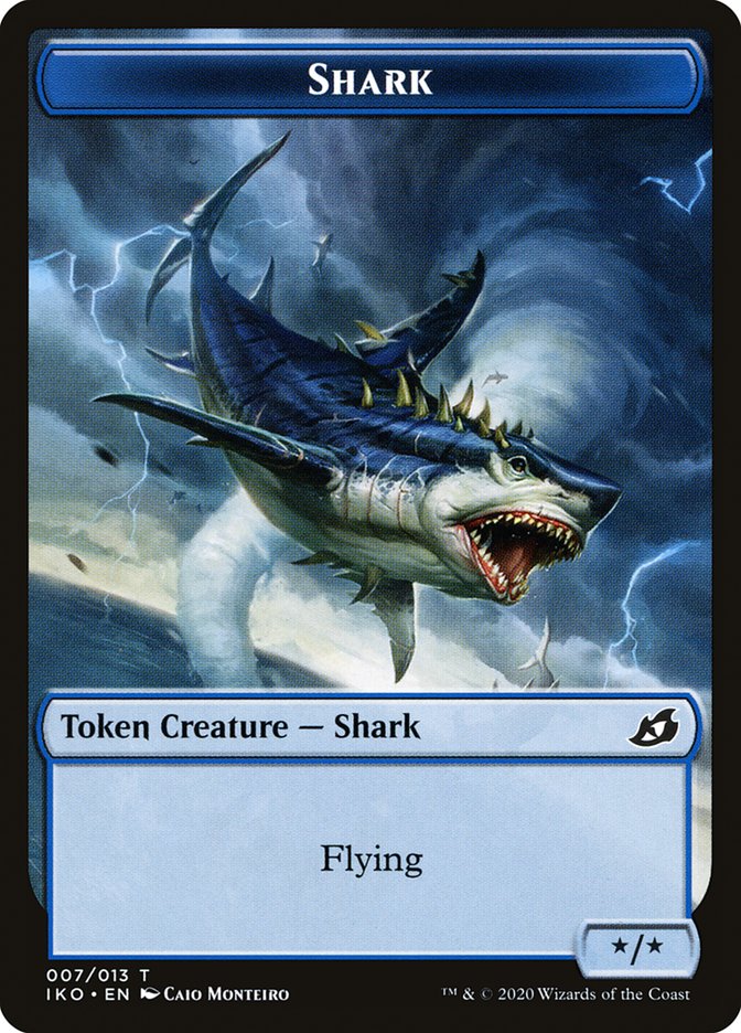 Shark Token [Ikoria: Lair of Behemoths Tokens] - Magic: The Gathering - Card Brawlers | Quebec | Canada |