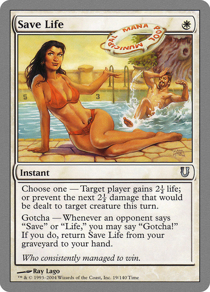 Save Life [Unhinged] - Magic: The Gathering - Card Brawlers | Quebec | Canada |