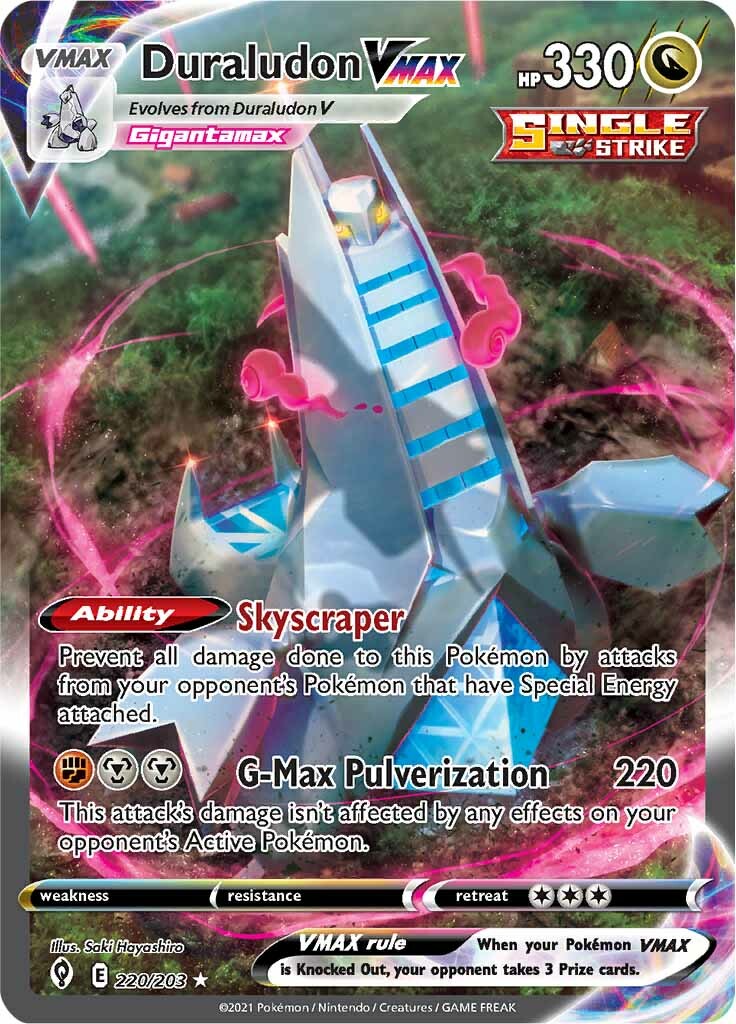 Duraludon VMAX (220/203) [Sword & Shield: Evolving Skies] - Pokémon - Card Brawlers | Quebec | Canada |
