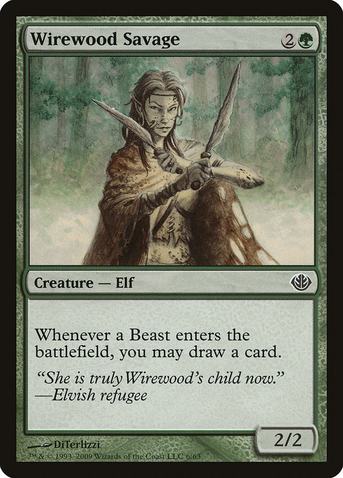 Wirewood Savage [Duel Decks: Garruk vs. Liliana] - Magic: The Gathering - Card Brawlers | Quebec | Canada |