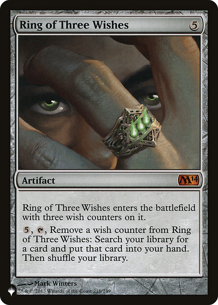 Ring of Three Wishes [The List] - Magic: The Gathering - Card Brawlers | Quebec | Canada |