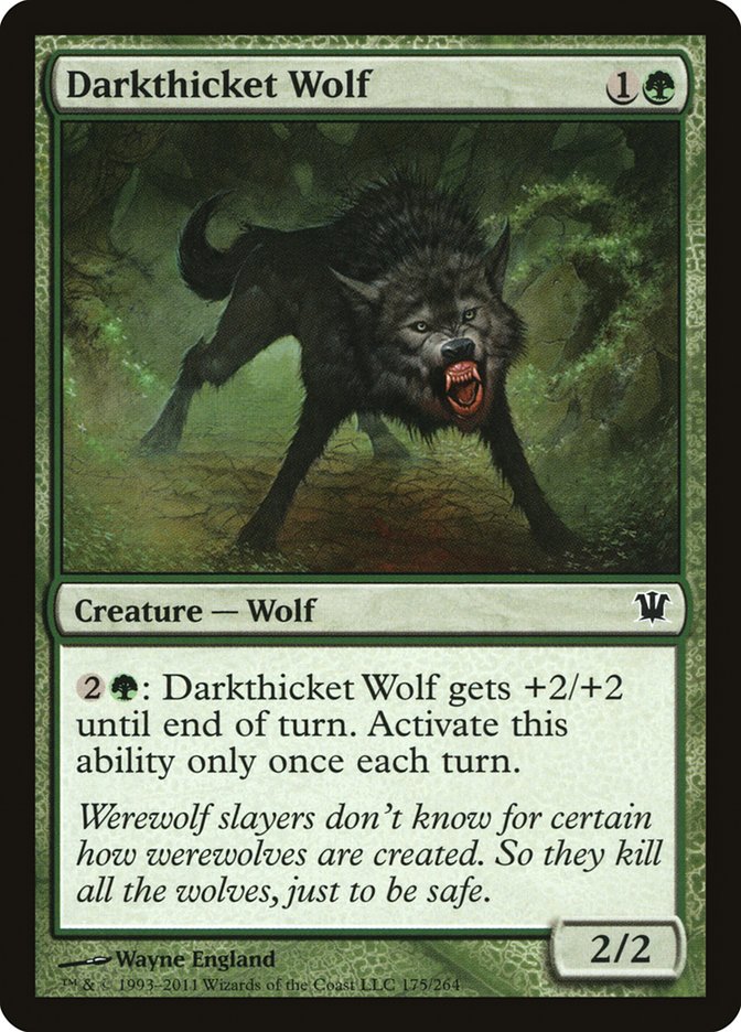 Darkthicket Wolf [Innistrad] - Magic: The Gathering - Card Brawlers | Quebec | Canada |