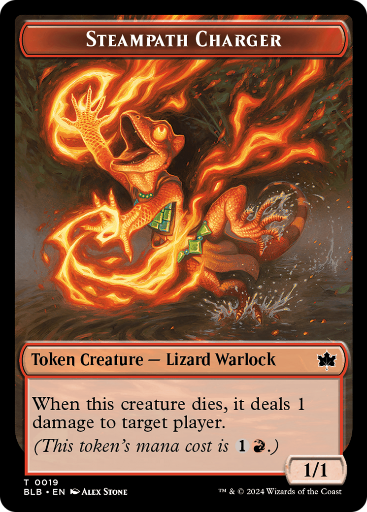 Treasure // Steampath Charger Double-Sided Token [Bloomburrow Tokens] - Magic: The Gathering - Card Brawlers | Quebec | Canada |