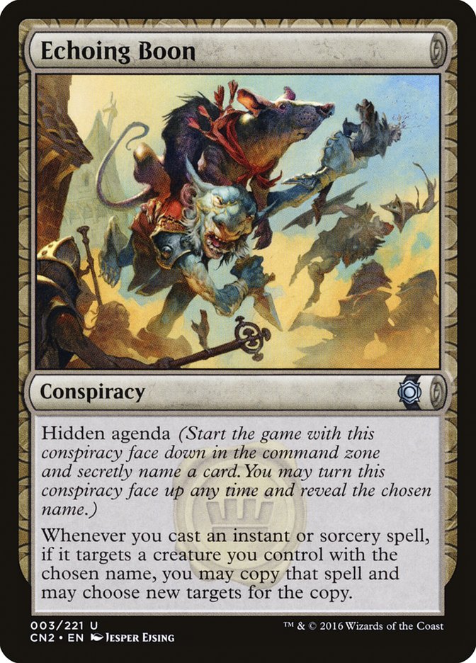 Echoing Boon [Conspiracy: Take the Crown] - Magic: The Gathering - Card Brawlers | Quebec | Canada |