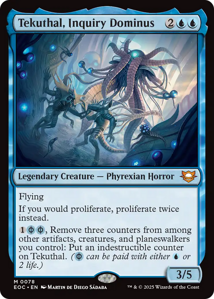Tekuthal, Inquiry Dominus [Edge of Eternities Commander] - Magic: The Gathering - Card Brawlers | Quebec | Canada |