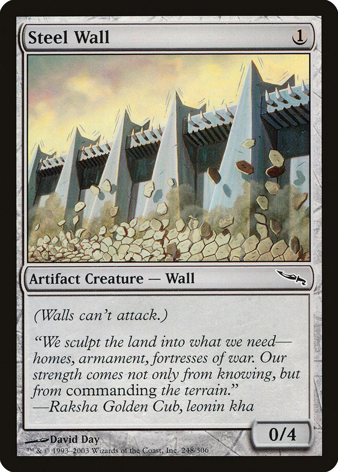 Steel Wall [Mirrodin] - Magic: The Gathering - Card Brawlers | Quebec | Canada |
