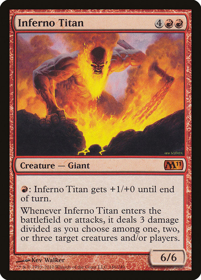 Inferno Titan [Magic 2011] - Magic: The Gathering - Card Brawlers | Quebec | Canada |