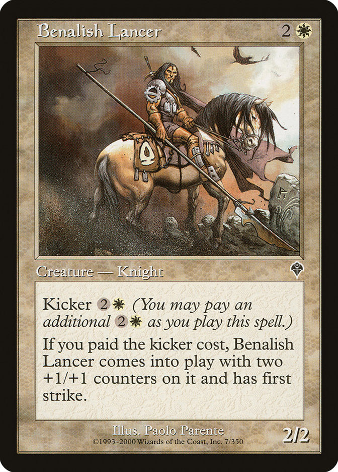 Benalish Lancer [Invasion] - Magic: The Gathering - Card Brawlers | Quebec | Canada |