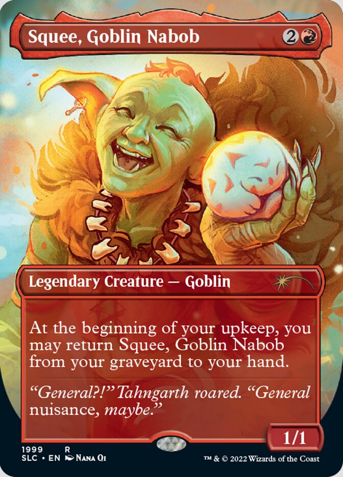 Squee, Goblin Nabob (Borderless) [Secret Lair Countdown Kit] - Magic: The Gathering - Card Brawlers | Quebec | Canada |