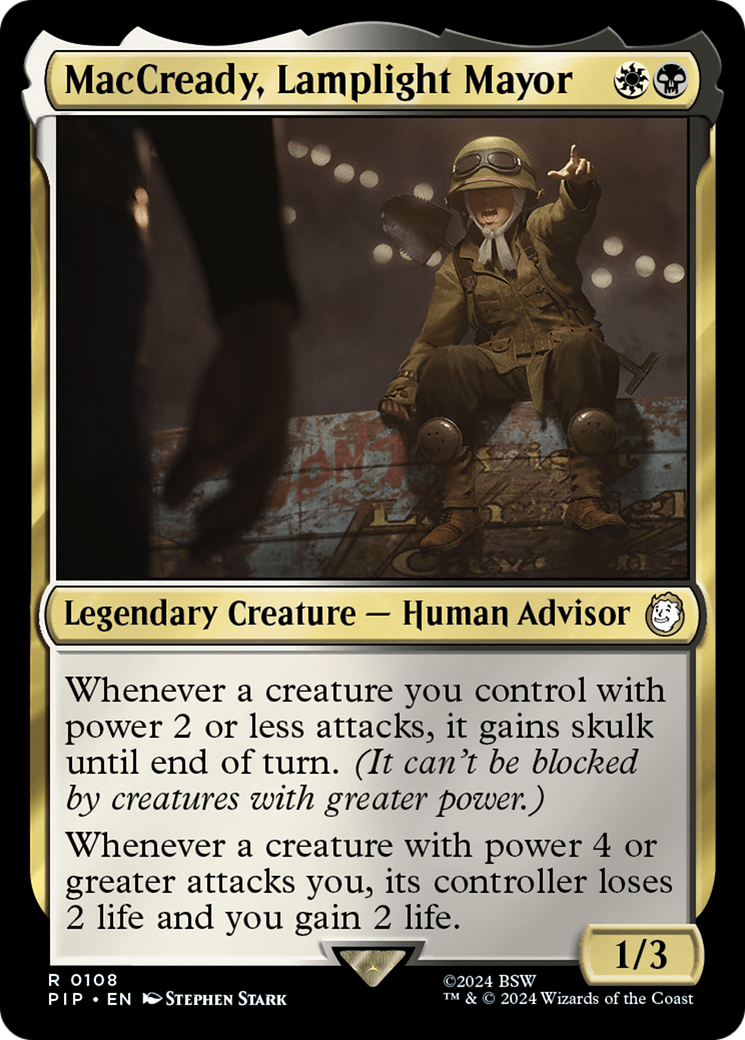 MacCready, Lamplight Mayor [Fallout] - Magic: The Gathering - Card Brawlers | Quebec | Canada |