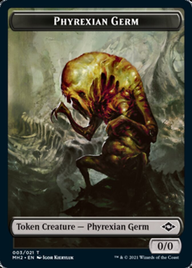 Food (17) // Phyrexian Germ Double-Sided Token [Modern Horizons 2 Tokens] - Magic: The Gathering - Card Brawlers | Quebec | Canada |