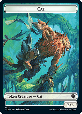 Saproling // Cat Double-Sided Token [Starter Commander Decks] - Magic: The Gathering - Card Brawlers | Quebec | Canada |