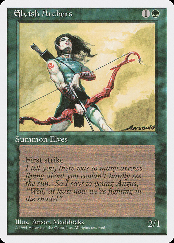Elvish Archers [Fourth Edition] - Magic: The Gathering - Card Brawlers | Quebec | Canada |
