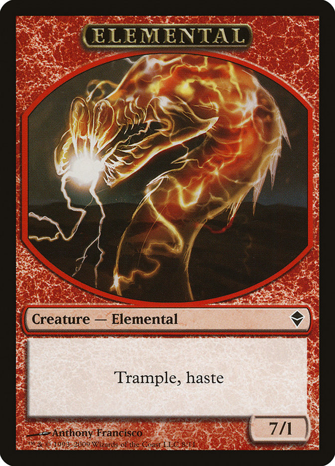 Elemental Token [Zendikar Tokens] - Magic: The Gathering - Card Brawlers | Quebec | Canada |