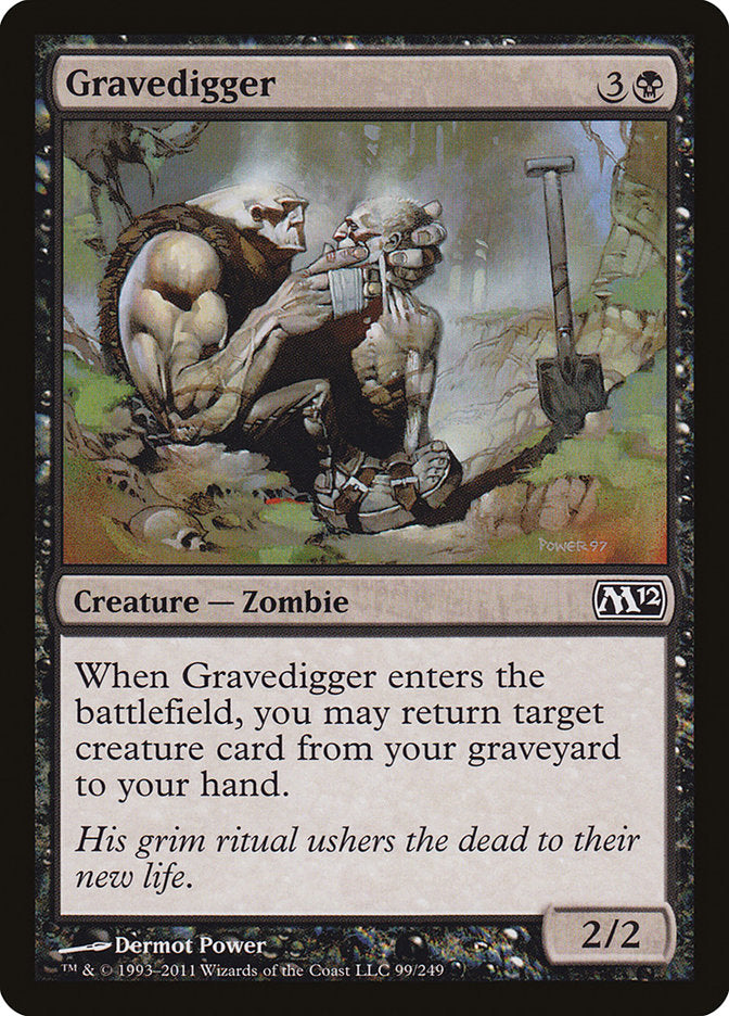 Gravedigger [Magic 2012] - Magic: The Gathering - Card Brawlers | Quebec | Canada |