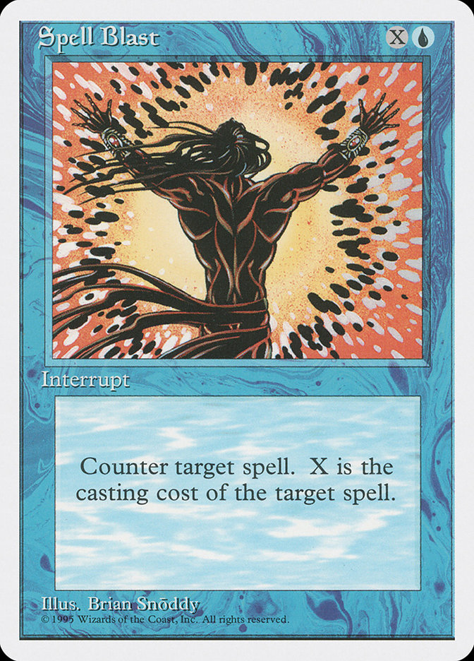 Spell Blast [Fourth Edition] - Magic: The Gathering - Card Brawlers | Quebec | Canada |