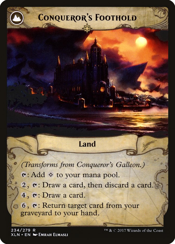 Conqueror's Galleon // Conqueror's Foothold [Ixalan] - Magic: The Gathering - Card Brawlers | Quebec | Canada |