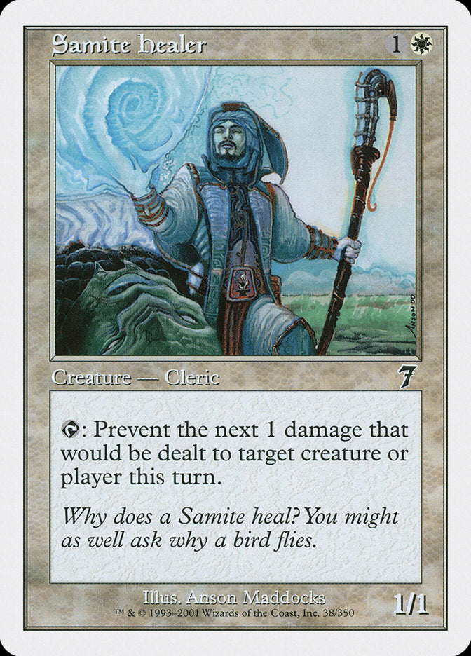 Samite Healer [Seventh Edition] - Magic: The Gathering - Card Brawlers | Quebec | Canada |