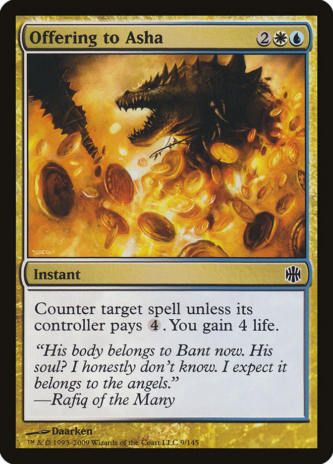 Offering to Asha [Alara Reborn] - Magic: The Gathering - Card Brawlers | Quebec | Canada |