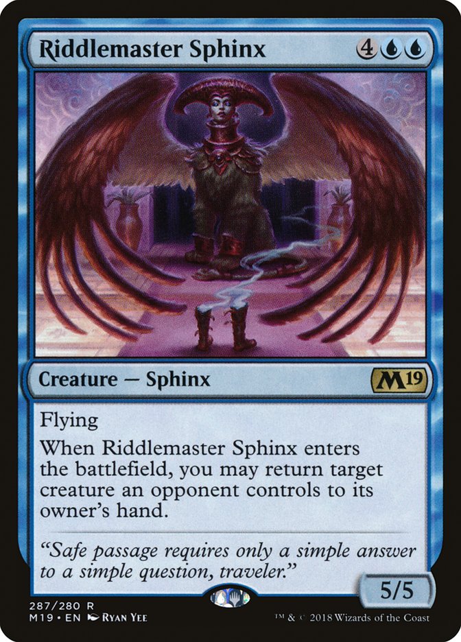 Riddlemaster Sphinx [Core Set 2019] - Magic: The Gathering - Card Brawlers | Quebec | Canada |