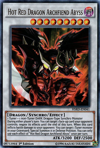 Hot Red Dragon Archfiend Abyss [HSRD-EN041] Ultra Rare - Yu-Gi-Oh! - Card Brawlers | Quebec | Canada |