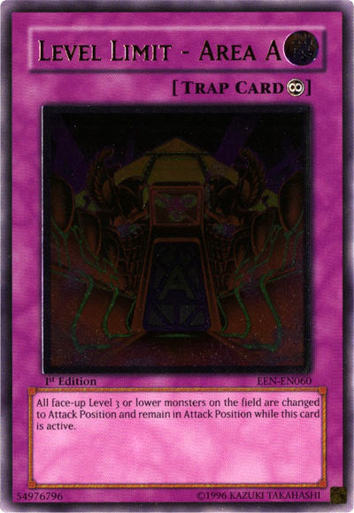 Level Limit - Area A [EEN-EN060] Ultimate Rare - Yu-Gi-Oh! - Card Brawlers | Quebec | Canada |
