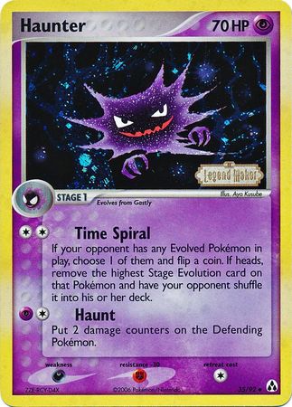 Haunter (35/92) (Stamped) [EX: Legend Maker] - Pokémon - Card Brawlers | Quebec | Canada |