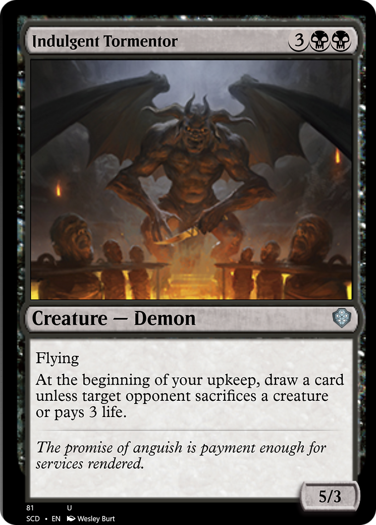 Indulgent Tormentor [Starter Commander Decks] - Magic: The Gathering - Card Brawlers | Quebec | Canada |