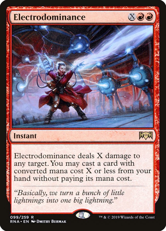 Electrodominance [Ravnica Allegiance] - Magic: The Gathering - Card Brawlers | Quebec | Canada |