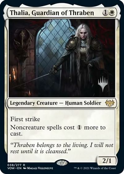 Thalia, Guardian of Thraben (Promo Pack) [Innistrad: Crimson Vow Promos] - Magic: The Gathering - Card Brawlers | Quebec | Canada |
