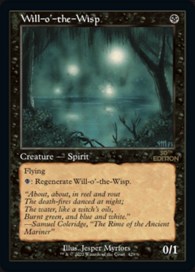 Will-o'-the-Wisp (Retro) [30th Anniversary Edition] - Magic: The Gathering - Card Brawlers | Quebec | Canada |
