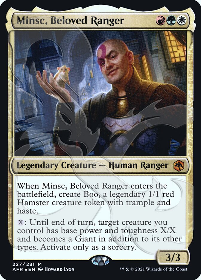 Minsc, Beloved Ranger (Ampersand Promo) [Dungeons & Dragons: Adventures in the Forgotten Realms Promos] - Magic: The Gathering - Card Brawlers | Quebec | Canada |