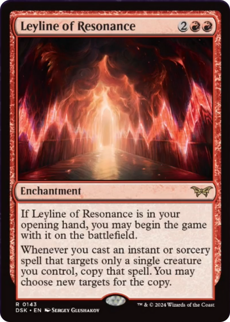 Leyline of Resonance [Duskmourn: House of Horror] - Magic: The Gathering - Card Brawlers | Quebec | Canada |