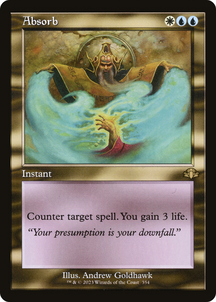Absorb (Retro) [Dominaria Remastered] - Magic: The Gathering - Card Brawlers | Quebec | Canada |