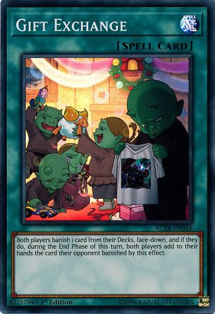 Gift Exchange [AC18-EN016] Super Rare - Yu-Gi-Oh! - Card Brawlers | Quebec | Canada |